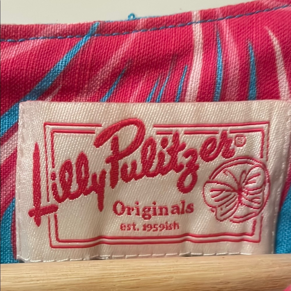 Lilly Pulitzer Originals Pink and Blue Patterned dress